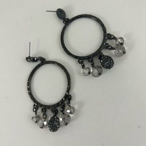 Chandelier-like earrings